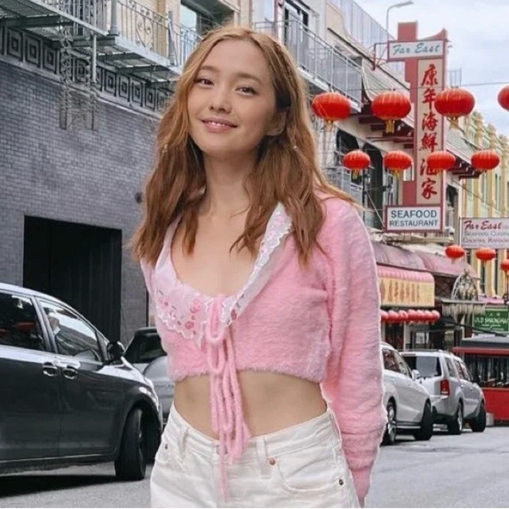 For Love and Lemons Sweet Cherry Cardigan